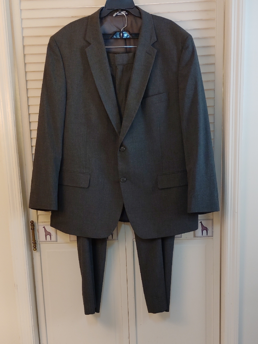Saddlebred Charcoal Gray Two-Piece Suit
